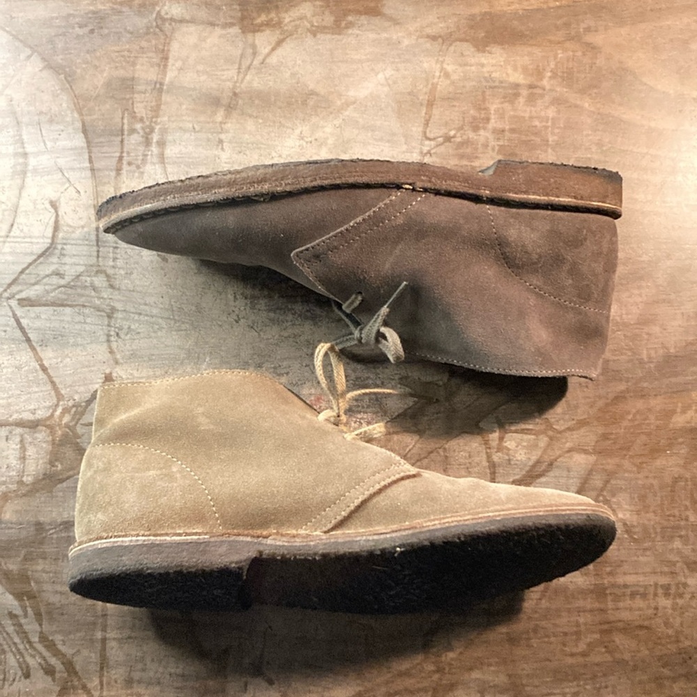 J Crew grey suede chukka desert boots